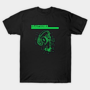 Gamers Headphones T-Shirt